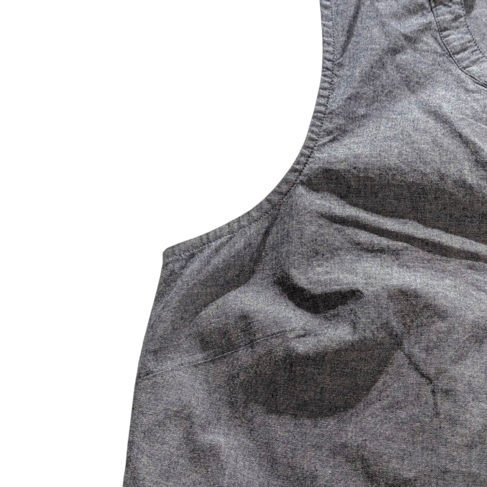 NWT WOMEN'S FIELD & STREAM SLEEVELESS MEDIUM SL CHAMBRAY TOP - Picture 9 of 13